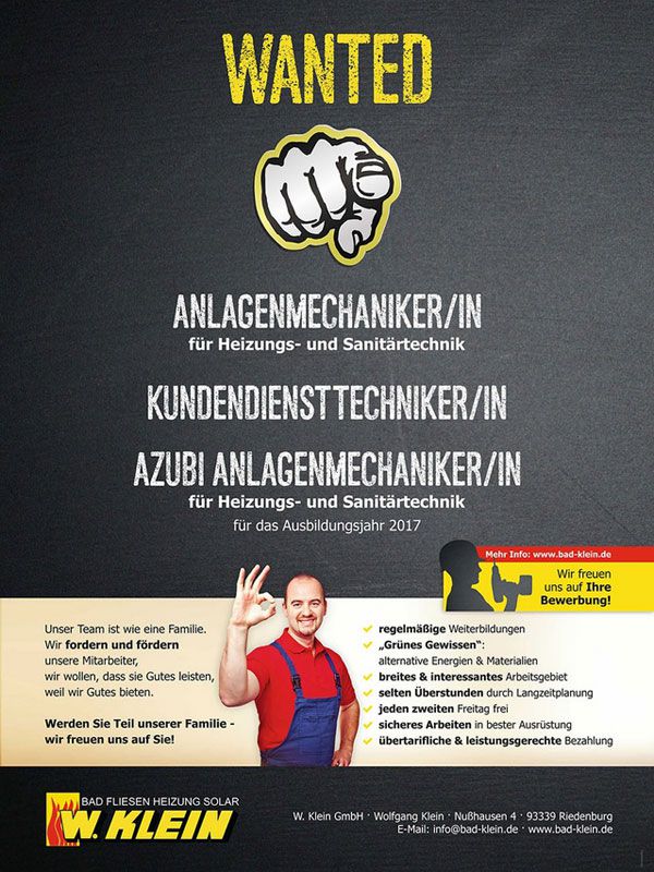 Jobborse Und Stellenangebote Gehen Sie Mit Uns In Eine Sichere Zukunft Klein Gmbh